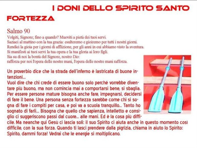 I Sette Doni Dello Spirito Santo Fortezza Leggoerifletto