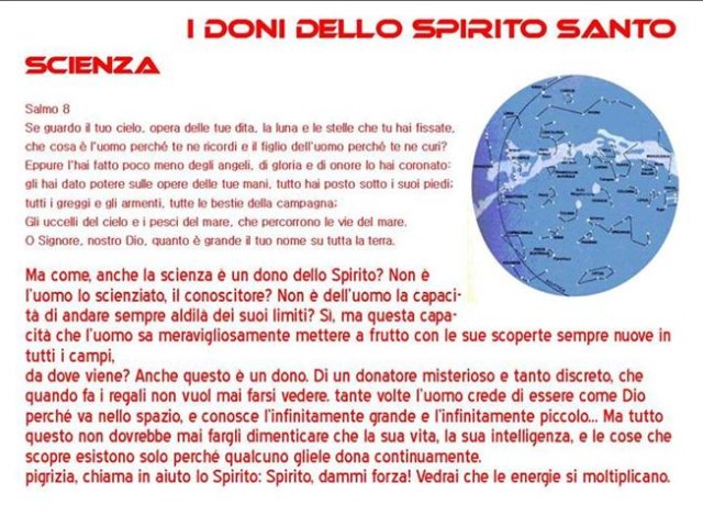 I Sette Doni Dello Spirito Santo Scienza Leggoerifletto