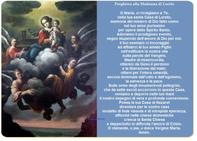 Preghiera Alla Madonna Di Loreto San Giovanni Paolo Ii Leggoerifletto
