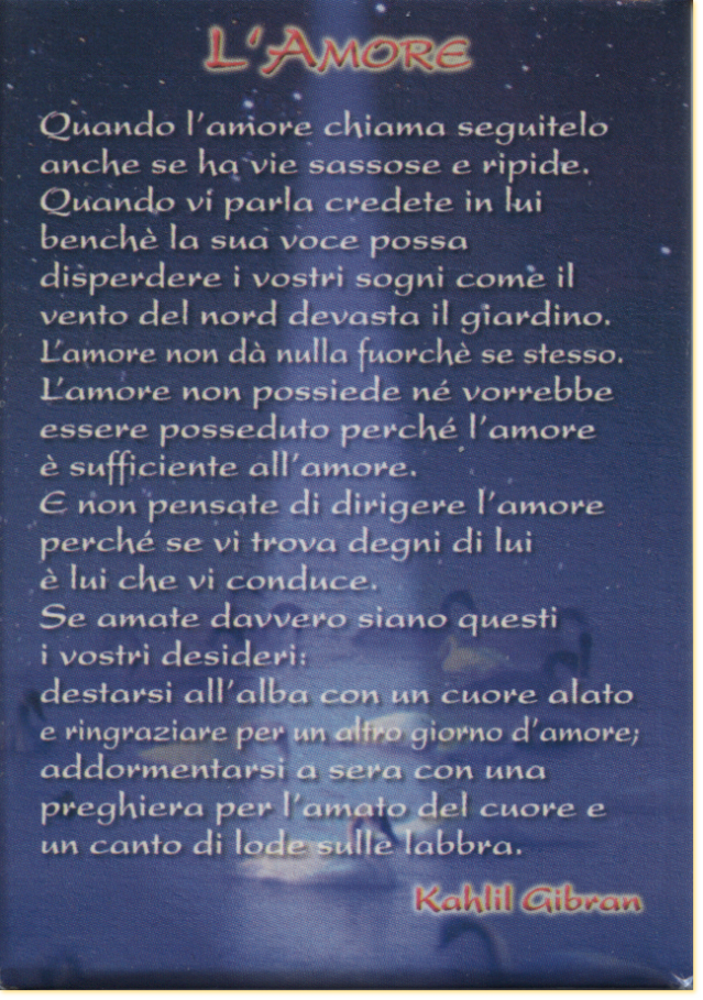 Sull Amore Kahlil Gibran Leggoerifletto