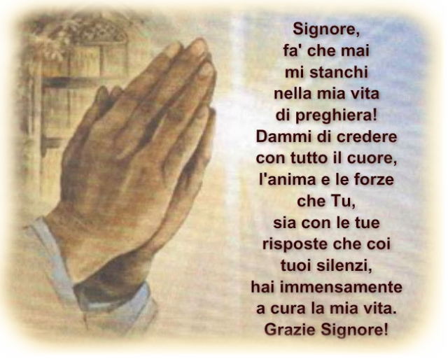Preghiera Di Ringraziamento A Gesù Grazie Signore - leggoerifletto